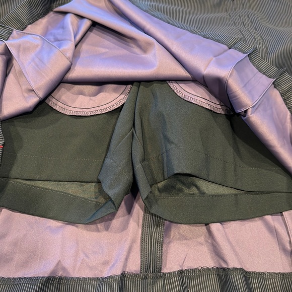 Nike Golf FitDry Striped Skirt Shorts Skort A-Line Mini Skort 6 P - Picture 4 of 13